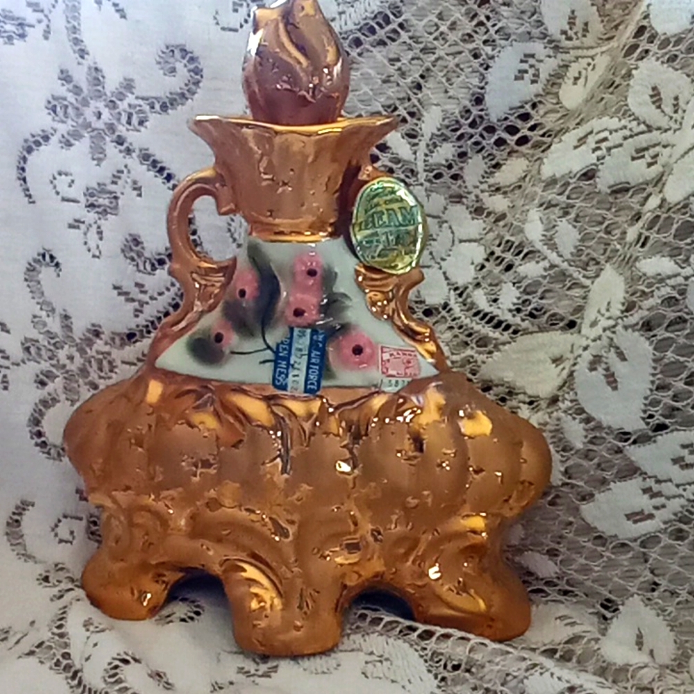 Vintage Regal China 24K Gold Jim Beam Decantur